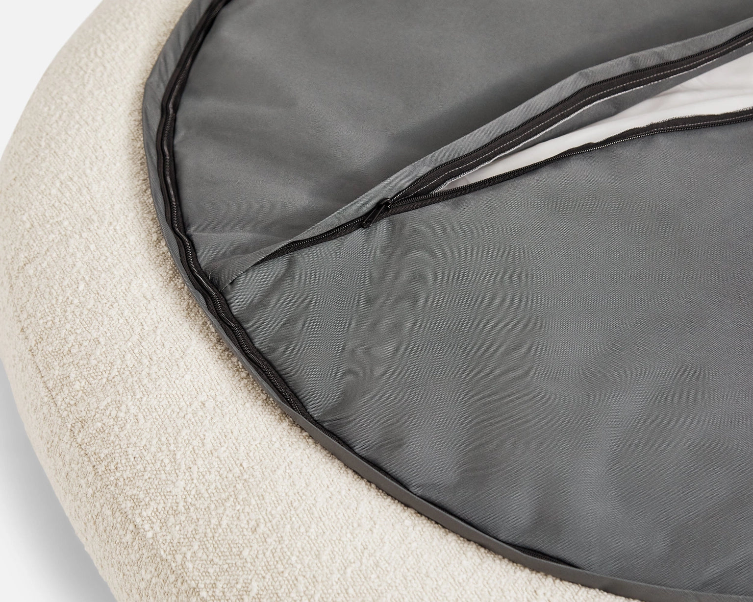 HONDENBED BOUCLÉ ROND